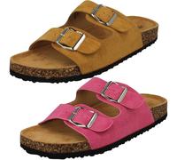 Sandalias Mule Con Doble Hebilla Detalladas Spot On F0R0412 Para Damas
