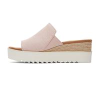 Sandalias Mule De Plataforma De Moda Casual Toms Diana Para Mujeres Beige