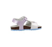 Geox Chalki - Sandalia para niña (25 UE), color plateado y azul