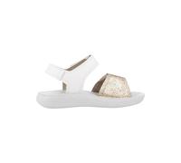 Geox Sandalia B Sandal Lightfloppy bebé-niñas flexibles Oro Blanco Talla 22