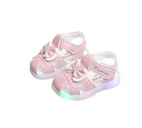 Sandalias Niña,Mis Pedidos Cangrejeras Niña Verano Lindo Sandalias Planas con Decoración Lazo Zapatos Punta Cerrada de Playa Suave Sandalia Casuales para Niñas Cómodo Zapatillas Verano 0-3 Años