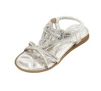 Sandalias NiñA Verano 2025 De Princesa Con Plantilla,DecoracióN Planas Suela Blanda Para NiñO O Casual NiñOs Zapatos