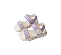 Sandalias Niñas 29 Princesa Zapatos De Plataforma Completo Blanco Simple Sandalias De Fiesta Suela Amortiguadora Sandalias De Playa Transpirable Sandalias De Broche Sandalias Antideslizante Casual