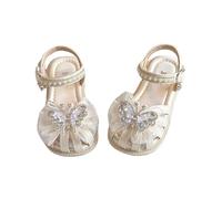 Sandalias Niñas Niños Sandalias Niñas Zapatos de Verano Ligeros Antideslizantes Zapatos de Verano Brillantes Rhinestone Perlas Princesa Zapatos Festivos para Niñas Ocio Vacaciones Boda Cumpleaños, I