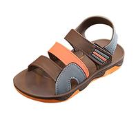 Sandalias niño Chanclas con elástico ajustable de Flore cierre niños zapatos al aire libre playa para Fiesta Boda Cumpleaños#A