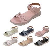 Sandalias ortopédicas de verano para mujer, con plantilla suave, sandalias de cuña, elegantes zapatos de verano, sandalias transpirables para mujer, sandalias de verano cómodas para la playa para el