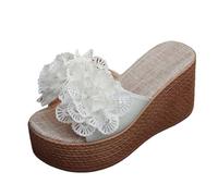 Sandalias ortopédicas genéricas mujeres sandalias de cuña con punta abierta zapatillas de suela plana zapatos de playa de verano para caminar al aire libre