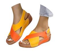 Sandalias ortopédicas mujer sandalias mujer cómodas antideslizantes cuñas verano zapatos ortopédicas Valgo Ligeras Cómodas Paseo Sandalia Senderismo Deportivos Artificial Zapatos Verano Abierto