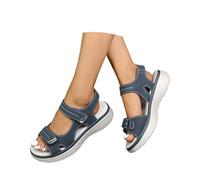 Sandalias Ortopédicas Mujer Verano Comodos Transpirables Plataforma Deportivas Sandalias Elegantes Moda Fiesta Sandalia de Cuña Mujer Casual Sandalia para Trekking Caminar Senderismo