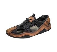 Sandalias ortopédicas para hombre, con soporte de arco, de verano, sin cordones, con cuña para caminar, casual, playa, con correa trasera, cómodas, lavables, de ajuste ancho para hombre, Reino Unido