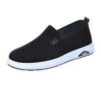 Sandalias ortopédicas para hombre, de ajuste ancho, para verano, playa, gruesas, con soporte de arco, cómodas, transpirables, puntera abierta, malla hueca, sandalias para caminar, Black, 6.5 UK
