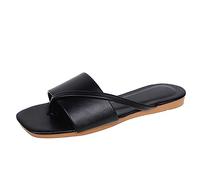 Sandalias ortopédicas para mujer con puntera puntiaguda y tacón bajo, botas cómodas para caminar, botas cálidas de invierno, cómodas, ligeras, antideslizantes e impermeables, Black, 40 EU