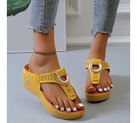 Sandalias Ortopédicas para Mujer con Soporte para El Arco Cómodas Zapatos Correctores De Juanetes Chancletas De Cuña Informales A La Moda Sandalias con Punta Abierta,002,37EU