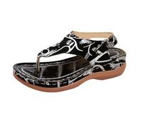Sandalias ortopédicas para mujer, Europa y Estados Unidos, talla grande, con zapatos de mujer, para verano, comercio exterior, con clip, uso al aire libre, casual, Navy, 37 EU