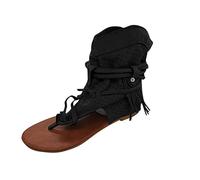 Sandalias ortopédicas para mujer Hallux Valgus Zapatos Tacón Mujer Mulas Y Zuecos Hombre Zapatillas Cuero Corcho Zapatillas Cómodas Zapatos De Jardín Antideslizante Suela, Le Noir, 40 EU