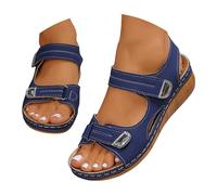 Sandalias ortopédicas para mujer, pies anchos, sandalias deportivas para mujer, zapatos de verano, sandalias cómodas, sandalias de plataforma de boca de pescado, transpirables, sandalias de verano