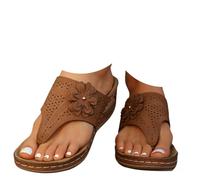 Sandalias ortopédicas para mujer, sandalias de cuña con soporte de arco, ajuste ancho, antideslizantes, para caminar, anchas, transpirables, informales, con plataforma elegante, sandalias de verano