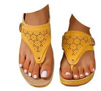 Sandalias ortopédicas para mujer, sandalias de cuña con soporte de arco, ajuste ancho, antideslizantes, para caminar, anchas, transpirables, informales, con plataforma elegante, sandalias de verano
