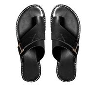 Sandalias Ortopédicas Para Mujer,Sandalias De Mujer Con Soporte De Y Soporte Ergonómico - Pantuflas Cómodas Antideslizantes Para Viaje Piscina Caminata, Negro, 37 EU