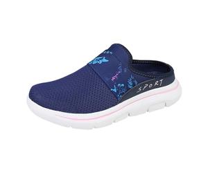 Sandalias ortopédicas para mujer, sin espalda, con soporte de arco para mujer, ligeras, cómodas, de gravedad cero, deslizadores sin restricciones, para vacaciones, zapatos casuales que absorben los