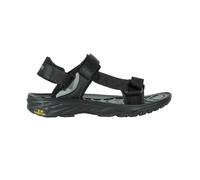 HI-TEC - Sandalias Deportivas Hombre Verano ULA RAFT | Sandalias Trekking Hombre, Senderismo, Punta Abierta | Ligeras, Cómodas, Ideales para Exterior, Montaña, Playa | Black/Silver, 43