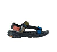 HI-TEC Sandalias hombre trekking ULA RAFT, calzado verano para Todo Terreno, sandalias hombre verano cómoda (Black/Baked Clay/Deep Logoon Olive, Sistema tallas calzado EU, Números, mediano, 45)