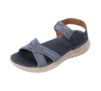 Sandalias Para Grandes Para Mujer Zapatos De Playa Mujer Sandalias De Cuña Verano Planas Sexys 2026 Con Anillo El Dedo Del Pie Tendencia Playa Pedrería Verano Bohemias Cómodas Con Hebilla Un Solo Dedo