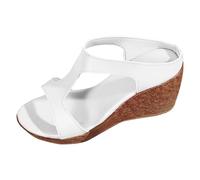 Sandalias Para Grandes Para Mujer Zapatos De Playa Mujer Sandalias De Cuña Verano Planas Sexys 2026 Con Anillo El Dedo Del Pie Tendencia Playa Pedrería Verano Bohemias Cómodas Con Hebilla Un Solo Dedo