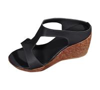 Sandalias Para Grandes Para Mujer Zapatos De Playa Mujer Sandalias De Cuña Verano Planas Sexys 2026 Con Anillo El Dedo Del Pie Tendencia Playa Pedrería Verano Bohemias Cómodas Con Hebilla Un Solo Dedo