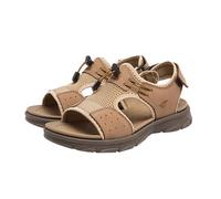 Sandalias para hombre, extraanchas, ortopédicas, suelas gruesas, para aliviar el dolor, para diabéticos, sandalias cómodas, zapatos de nube, pantuflas para interiores y exteriores, caqui, 41 EU