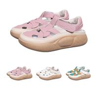 Sandalias para mujer, cómodas y suaves, para exteriores, zapatos de verano con tapa cerrada, sandalias deportivas ligeras Atmun para caminar, suela suave, zapatos ortopédicos, Rosa., 39 EU