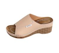 Sandalias para mujer con plataforma, sandalias ortopédicas de cuña, sandalias antideslizantes para pies descalzos, sandalias ligeras de verano, cómodas, sandalias de playa, elegantes, para el día a