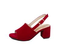 Sandalias para mujer con tacón de bloque de diseño de malla, sandalias con tacón, sandalias de tacón bajo, antideslizantes, con correa de tobillo, sandalias de gran tamaño, sandalias de playa, cómodas