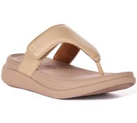 Sandalias Para Mujer Fitflop F-Mode Go Ajustables Con Tira En Beige UK 3 - 8
