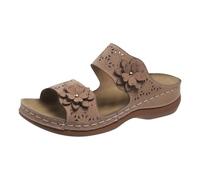 Sandalias para mujer, pantuflas ortopédicas, pantuflas de mujer con estampado floral, plataforma, suela gruesa, cuña, zapatillas de baño, zapatos de baño, tacones altos, zapatos de jardín, zuecos