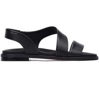 Pikolinos Sandalias para mujer Navia W3E-0652 en cuero con elástico Planas Negro Talla 40