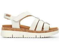 Pikolinos Sandalias cuña Palma Mujer en cuero, suela extraligera, Blanco EU 35-42