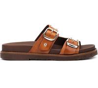 Pikolinos Sandalias planas AITANA en cuero para mujer color brandy talla 37