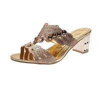 Sandalias para Mujer Sandalias de Mujer Cuero Genuino Suela de Goma Suave Correa con Hebilla básica Zapatos de Verano para Mujer