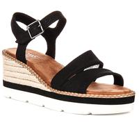Sandalias Para Mujer Toms Darya Wedge Eva Con Suela De Arrastre En Negro EU37-41