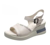 Sandalias para Mujeres APHEXTA Cedos de Verano Zapatos de tacón Alto para Mujeres Sandalias Abiertas Damas Casuales Corre de Hebilla Sandalias Femeninas Plus Tamaño 425