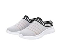 Sandalias para Mujeres, Borde elástico Que se Adapta al pie, Plantilla amortiguadora Suave, adecuadas para Todo Tipo de Caminatas diarias（Grey；36）