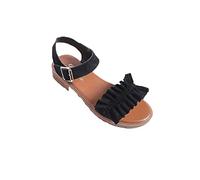 Sandalias para Mujeres Damas Sandalias Planas Casuales Estilo de Hadas Mujeres Hebillas Abiertas Sandalias Bajas Sandalias sin Deslizamiento Sandalias al Aire Libre para Mujeres Zapatos de playa7.5