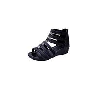 Sandalias para Mujeres Sandalias de cuña Zapatillas de Verano Plataforma Impermeable para el Agua Medio Fashion Women Shoesschwarz, 5.5 Reino Unido