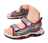 Sandalias para niños,Chanclas con elástico ajustable niños Suela Suave punta semiabierta zapatos al aire libre elegantes Piscina y Uso Diario#A