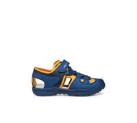 Geox - J VANIETT Boy A, Sandalia Niños, Navy/Orange,