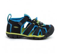 KEEN Seacamp 2 Cnx, Sandalias para Unisex niños, Negro (Black/Brilliant Blue), 27/28 EU