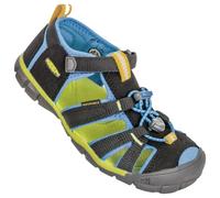 KEEN Seacamp 2 Cnx, Sandalias para Unisex niños, Negro (Black/Brilliant Blue), 37 EU