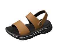 Sandalias para niños, sandalias retro al aire libre, zapatos para niños, sandalias para niñas, pantuflas infantiles para niños, Brown, 12.5 UK Child 3X-Narrow