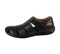 Pikolinos Sandalias Tarifa 06J-5433 planas de cuero para caballero Negro 43